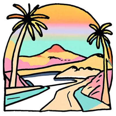 Sunset Drives Tee - Women's Design